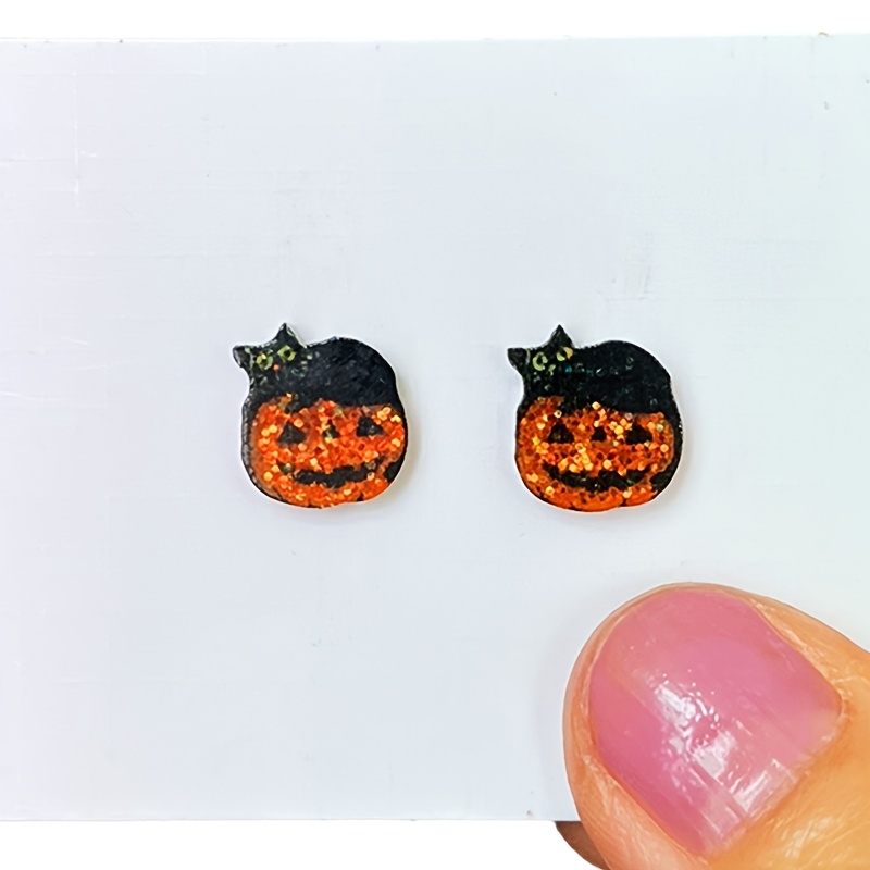 Halloween Mini Sparkly Stud Earrings Set